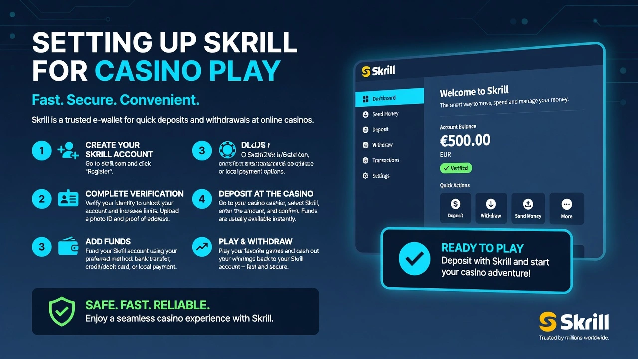 Setting Up Skrill for Casino Play
