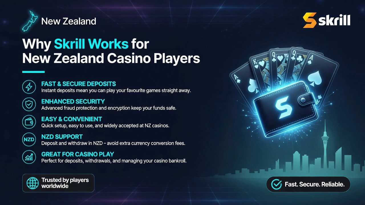 Why Skrill Works for New Zealand Casino Players