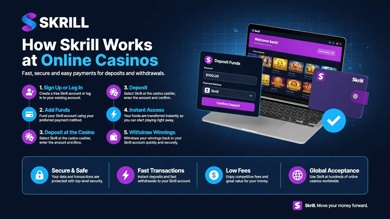 How Skrill Works at Online Casinos