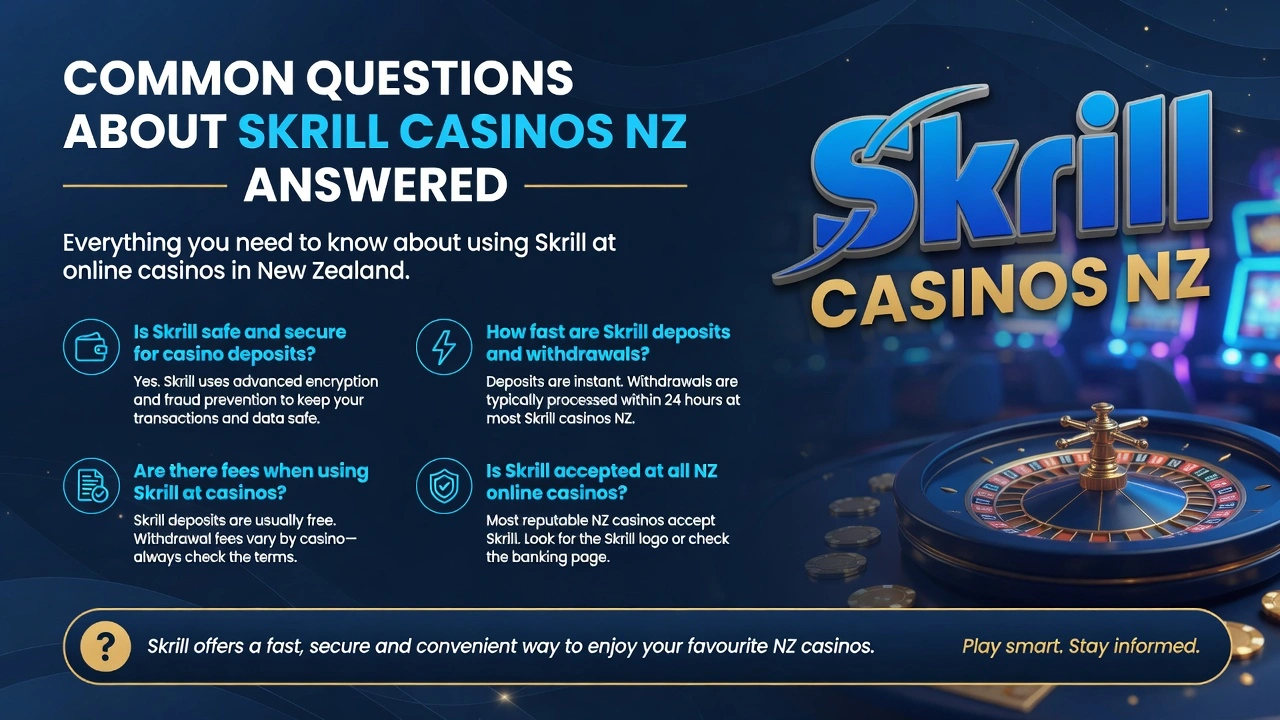 Common Questions About Skrill Casinos NZ Answered